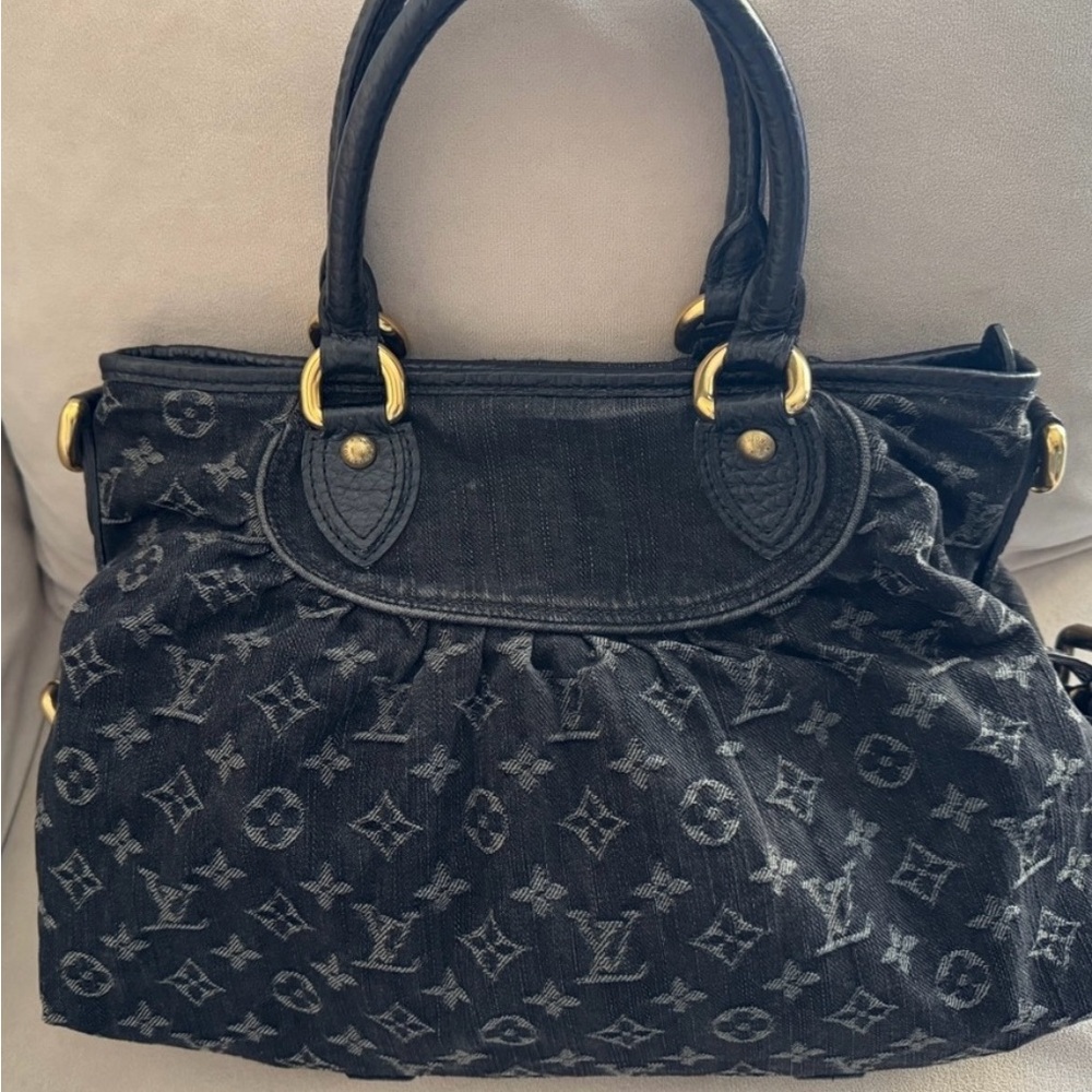 Louis Vuitton Dark Denim Monogram Shoulder Bag
